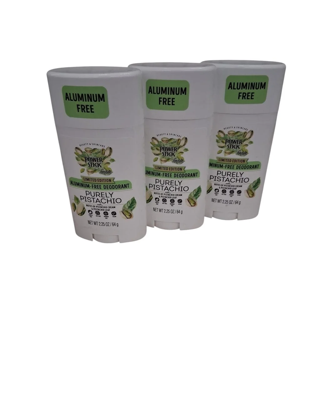 Purely Pistachio Aluminum-Free Deodorant - White